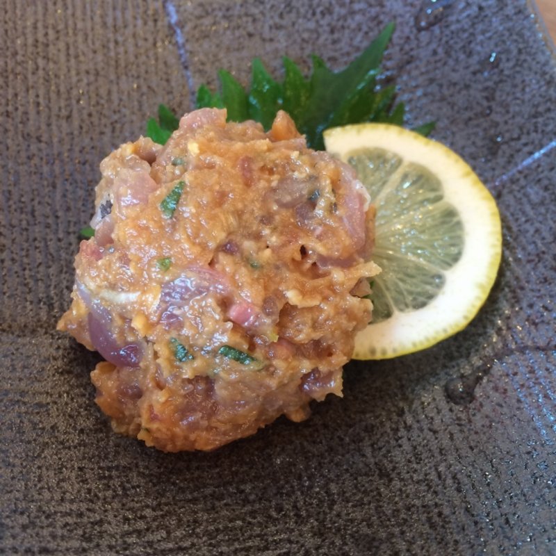 特製なめろう(日本酒と泡とおでん スタンド酒場てんてん)