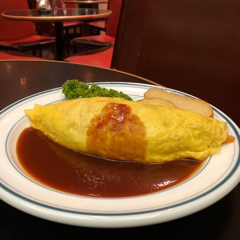 チキンオムライス(にしむら珈琲店 阪急前店)