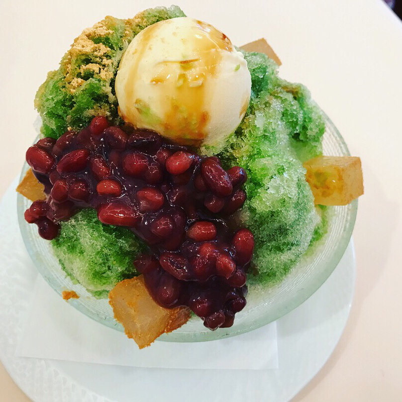 抹茶フラッペ(コロンバン原宿)