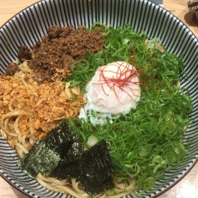 九条葱まぜそば(京紫 灯花繚乱 四谷本店)