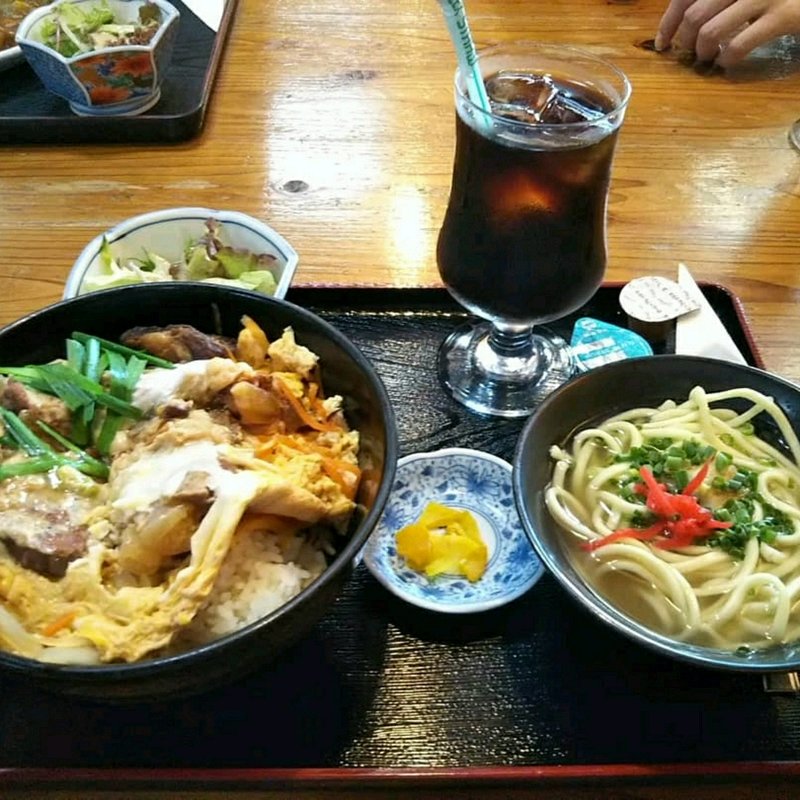 豚軟骨丼セット(あぱら樹)