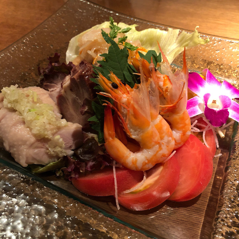 前菜四種盛り合わせ(水蓮月 （ロータスムーン）)