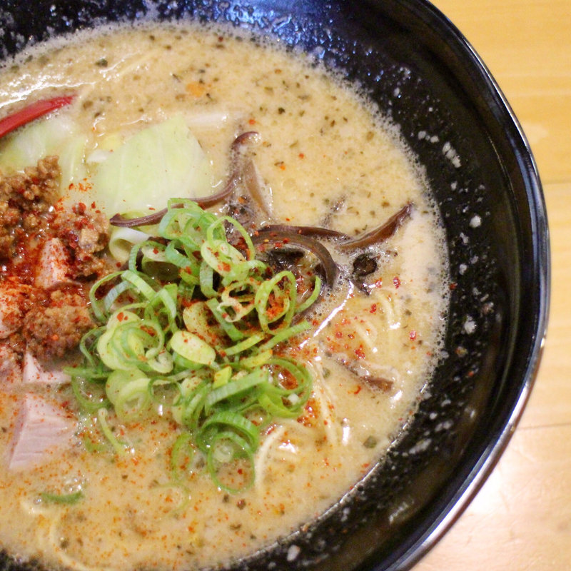 スパイスみそ豚骨(山嵐 清田店)