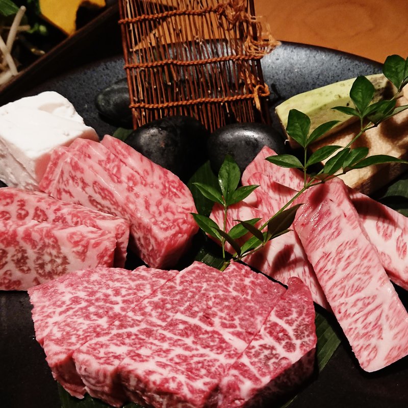 鹿児島黒牛味わい鉄板焼き(華蓮 大阪心斎橋店)