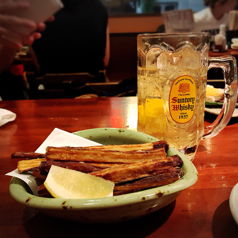 ゴボウの唐揚げ(居酒屋 いかり屋 )