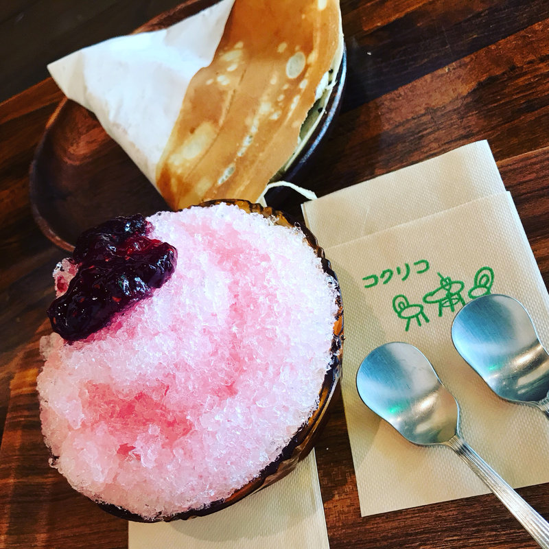 かき氷いちご(コクリコ 御成通り店)