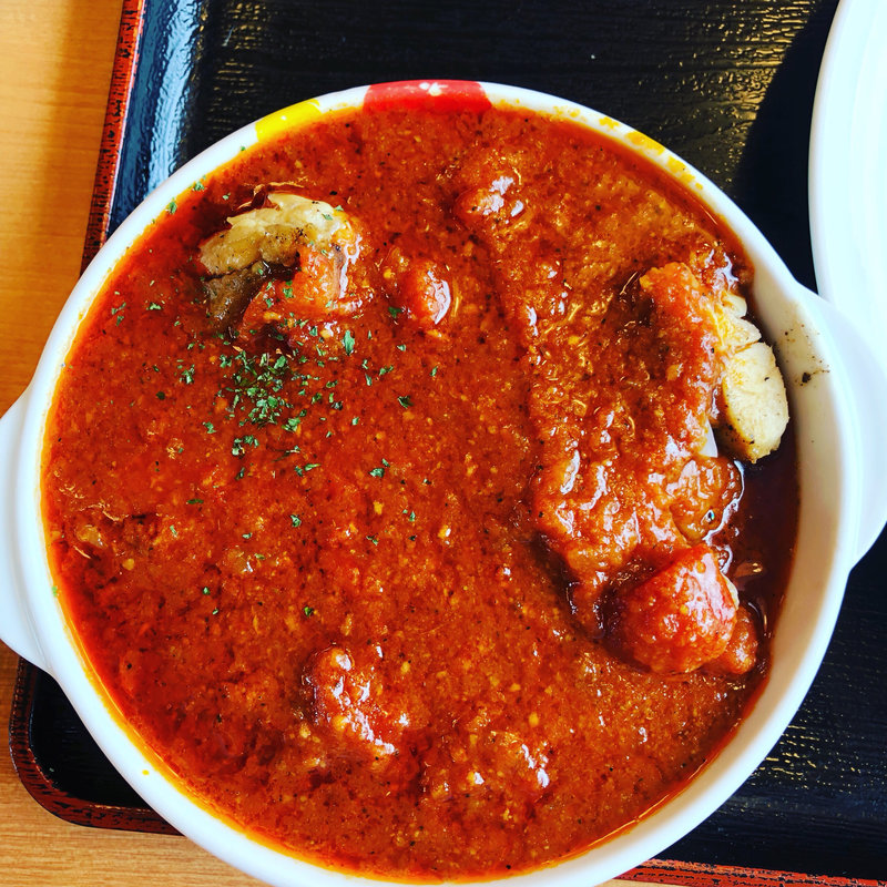 ごろごろチキンのトマトカレー(松屋 岡山駅前店 )