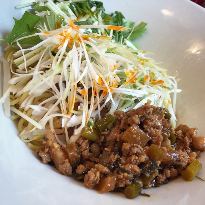汁なし坦々麺(麺屋 大申 日本橋本店)