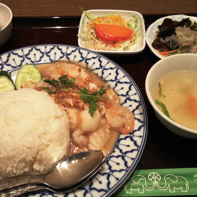 タレー カティアム ラーカオ（シーフードのにんにく炒めご飯）(チャオタイ 川崎店)