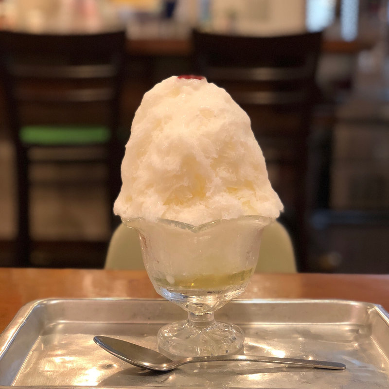 杏仁ESPとレモンジュレ(ブタとエスプレッソと)