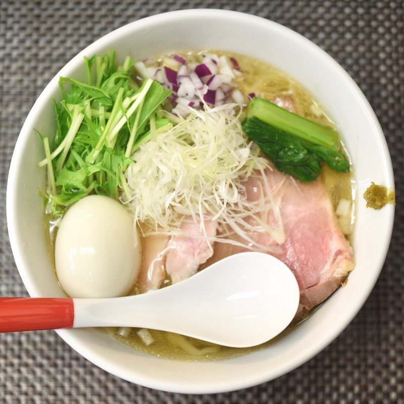 鯵の冷やし手もみ麺(麺や 睡蓮)