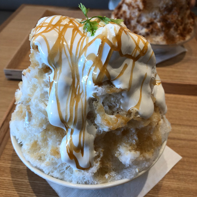 キャラメル＆ホイップ(おいしい氷屋 天神南店)