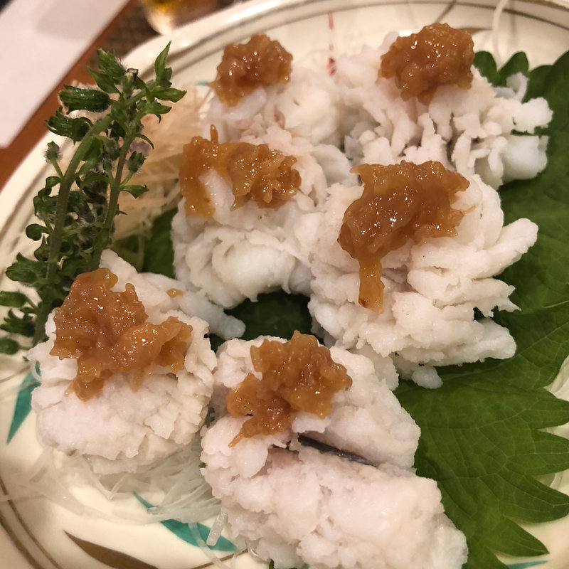 鱧の湯引き(一徹)