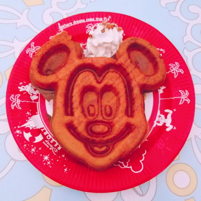 ミッキーワッフル（メープルシロップ）(S.S.コロンビア・ダイニングルーム)