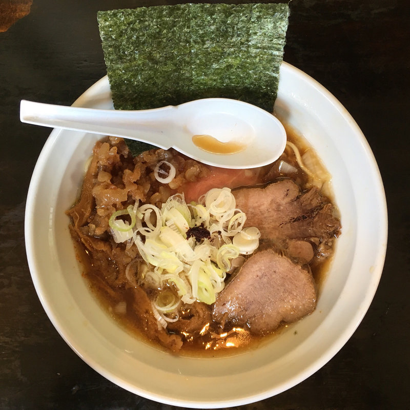 限定 牛タン中華そば(濃麺 海月 （コイメン クラゲ）)