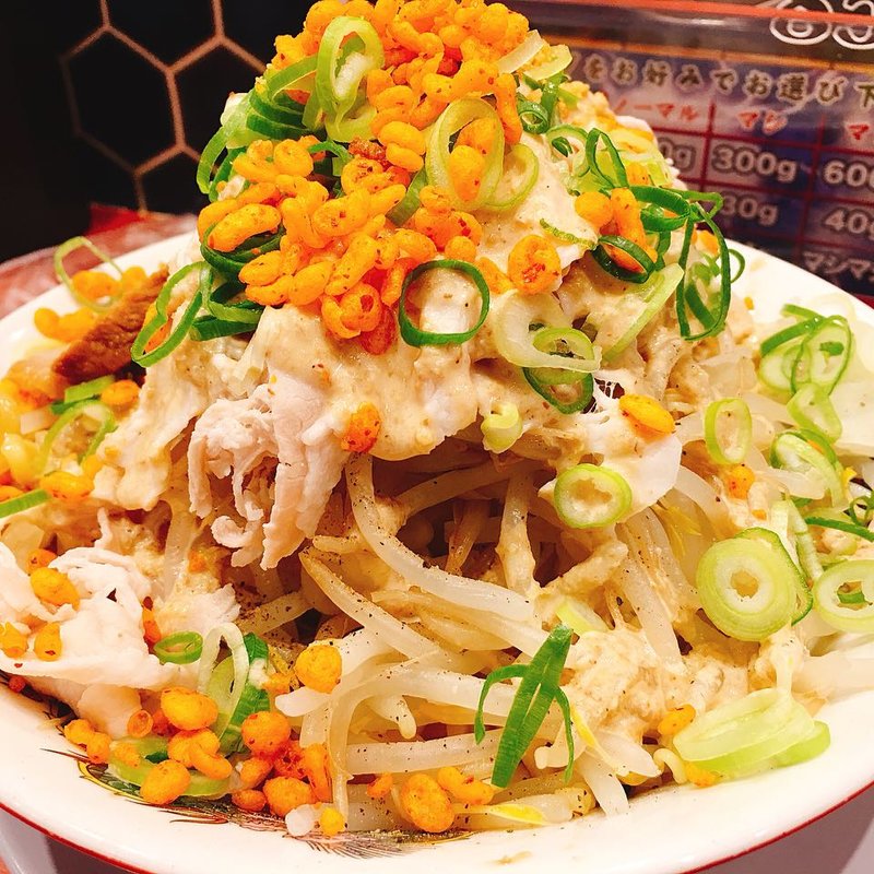 冷やし塾長まぜそば(ラーメン男塾‼︎ 蒲生四丁目店)