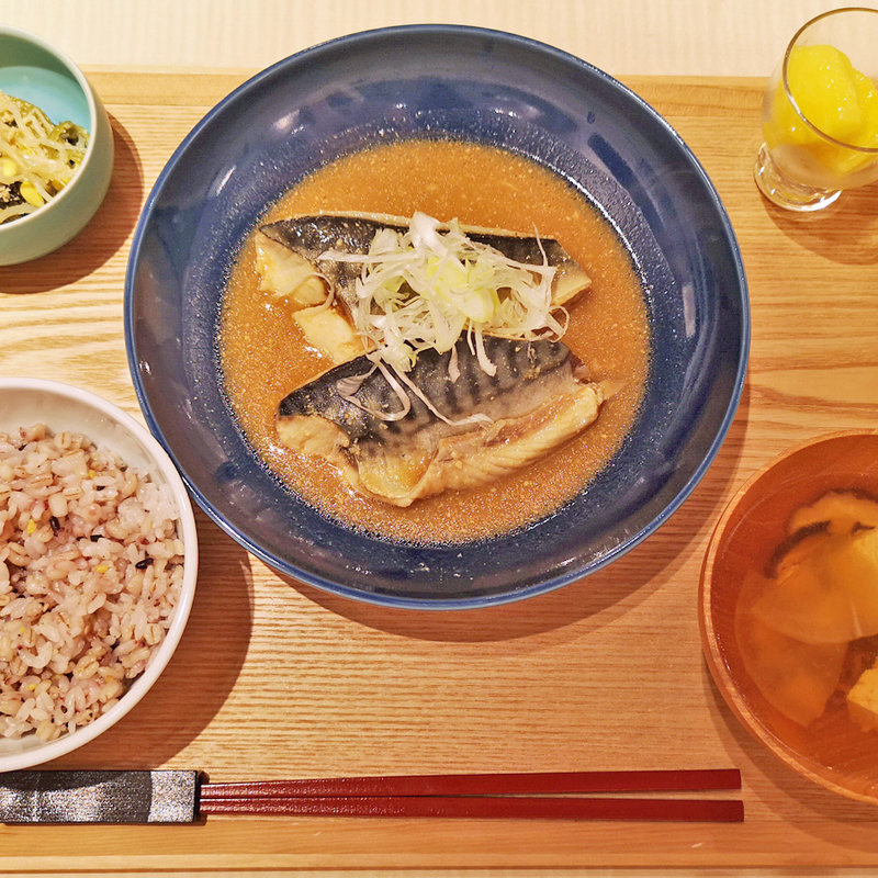 ふっくら仕上げた 米麹のさば味噌煮(大戸屋ごはん処 南池袋店)
