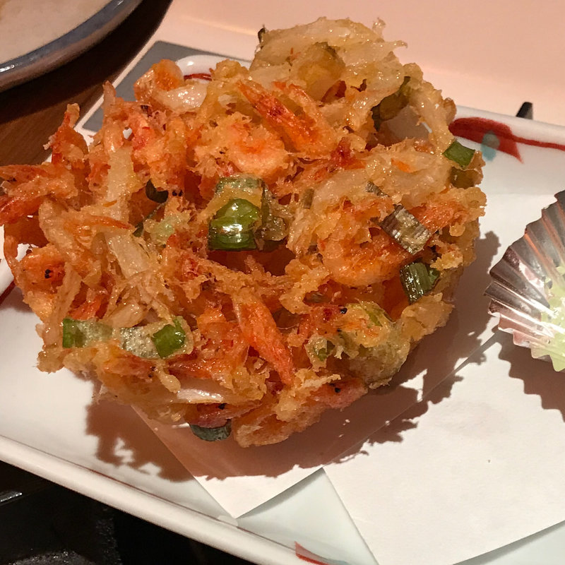 桜海老のかき揚げ(賤機はん兵衛 南町本店 （しずはたはんべえ）)