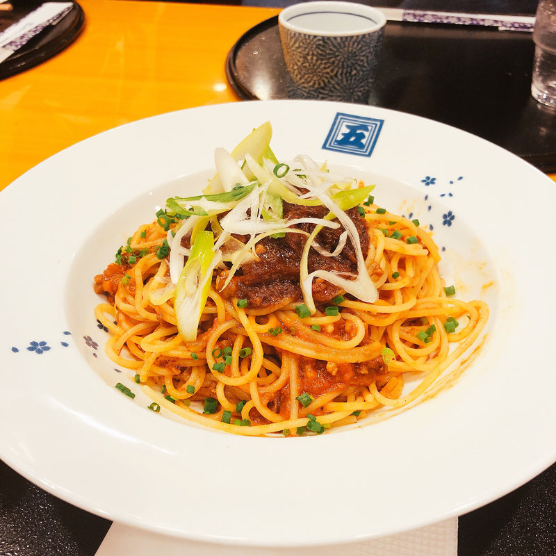 牛スジのミートソース(洋麺屋五右衛門 新宿西口店)