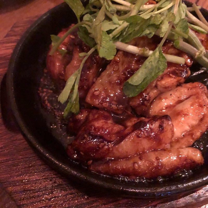 地鶏のかしわ焼き(かしわビストロ　バンバン )