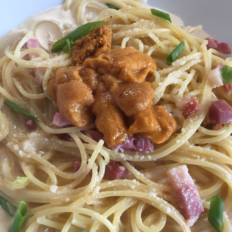 うにボナーラ(ジョリーパスタ 西明石店)