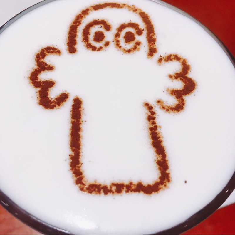 シルエットラテ(ムーミンカフェ 東京スカイツリータウン・ソラマチ店)