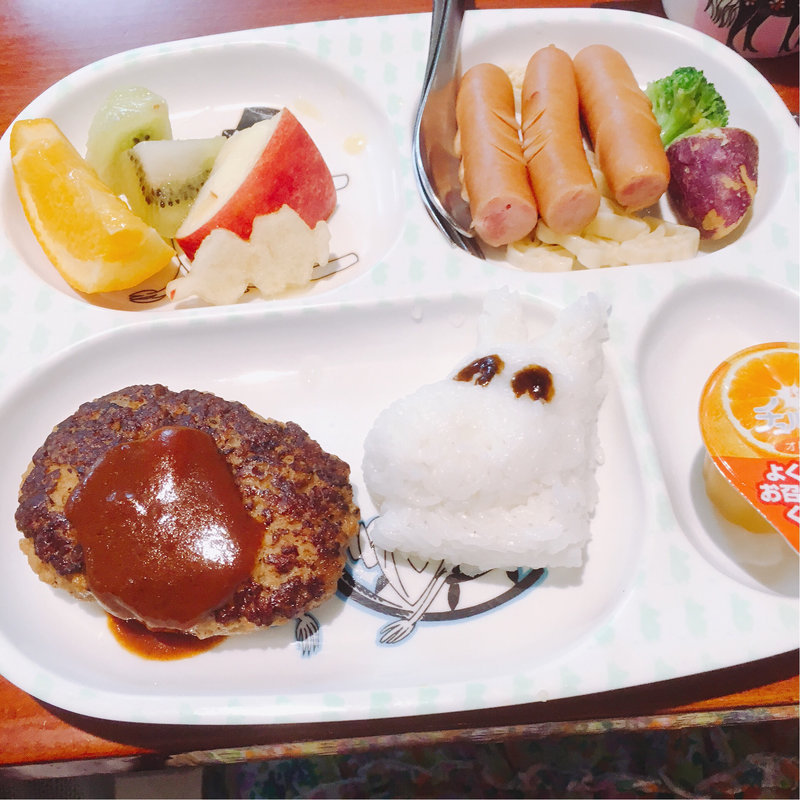 ムーミンカフェkidsプレート(ムーミンカフェ 東京スカイツリータウン・ソラマチ店)