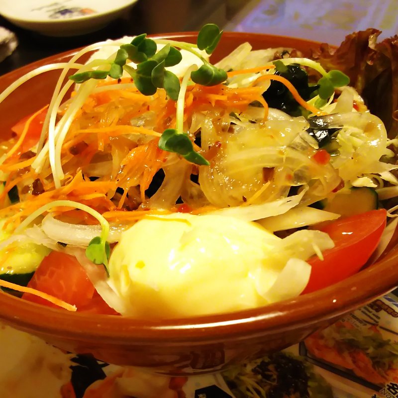 山ちゃんサラダ(世界の山ちゃん川崎砂子店)