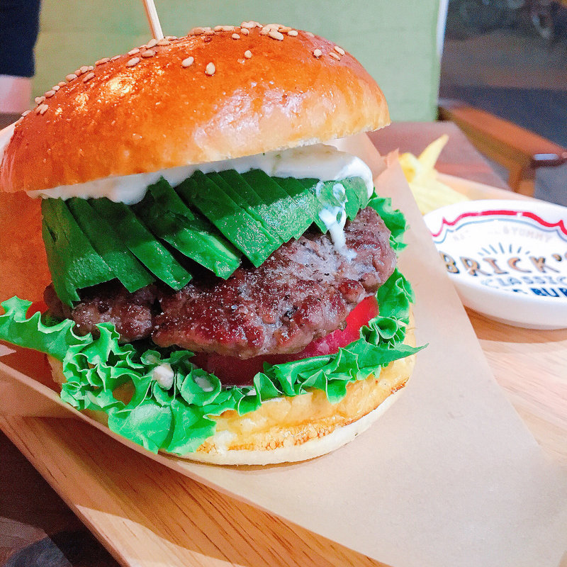 アボカドバーガーセット(The bricks cafe)