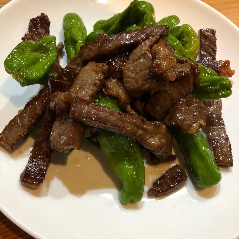 青椒肉絲(塩梅)