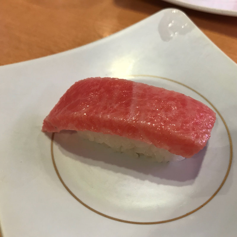 大型本鮪の大トロ(かっぱ寿司 西京極店 )