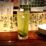 コウバシ緑茶割(いが嵐倉庫 )