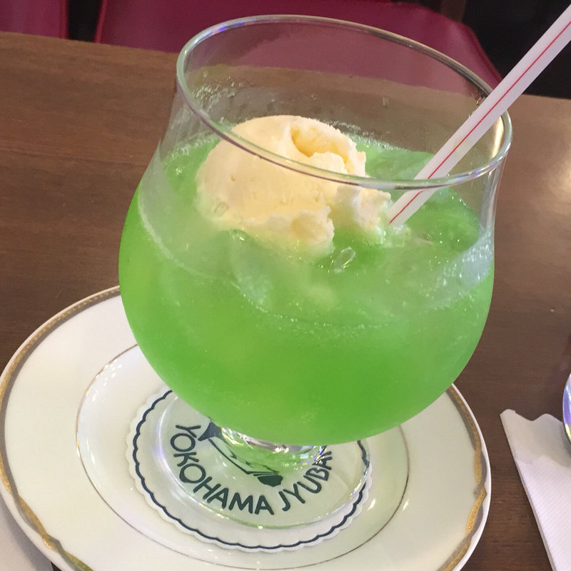 クリームソーダ(馬車道十番館)