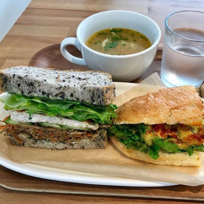 ランチセット(ハーフ＆ハーフ)(ヴァルカナイズ ジ オーガニックカフェ)