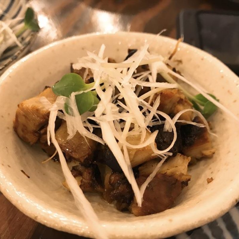 チャーシューのへた(十三餃子酒場 満太郎)