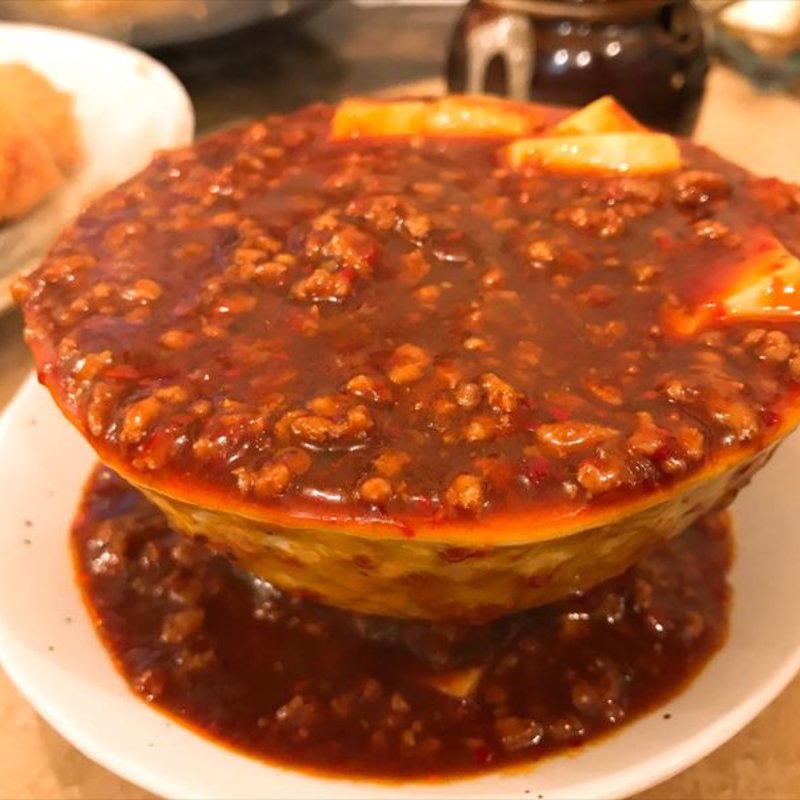 麻婆豆腐(堂山食堂)