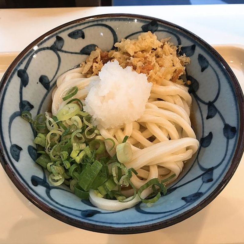 鶏天ぶっかけ(つるまる 北心斎橋店)