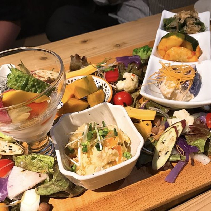 前菜盛り合わせ(旬菜野菜 旨味食堂 べじ吉 福島店)