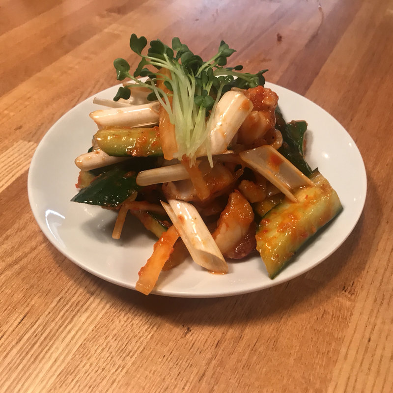 ホタテときゅうり(餃子の店 您好(ニーハオ))