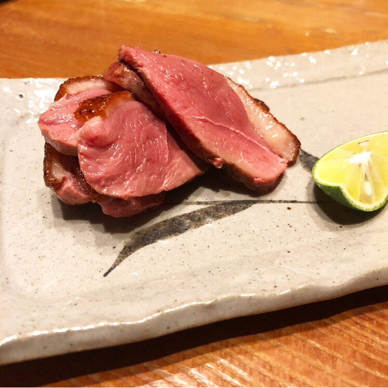 合鴨の炭焼き(りょうりや 御旅屋 )