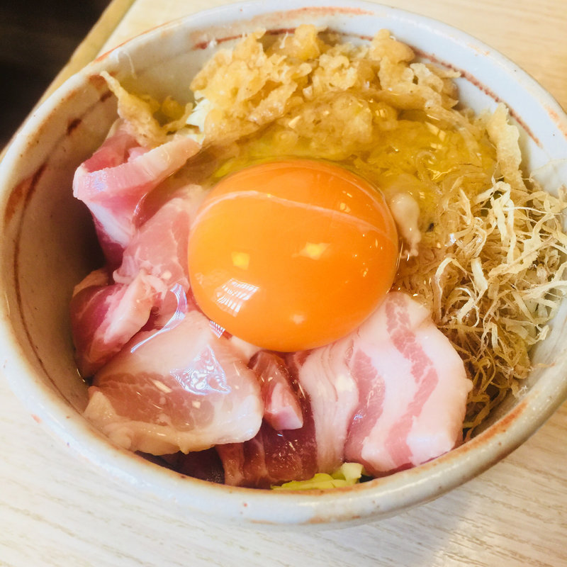 豚肉天(六文銭)