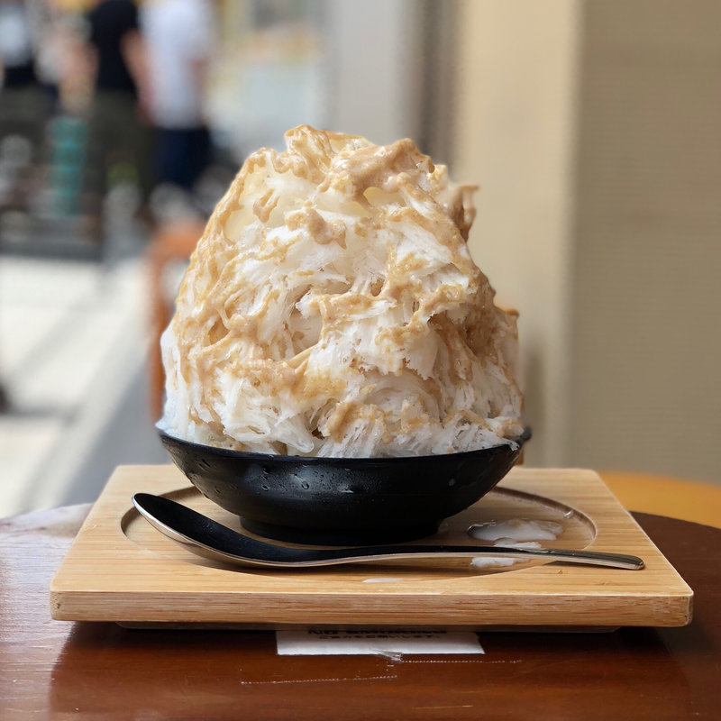 栗ミルク氷(栗ソフト入り)(今井総本家)