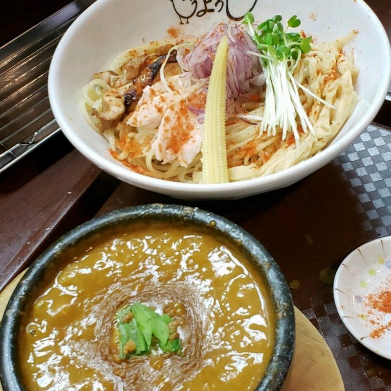スパイシーカレードロつけ麺(麺のようじ)