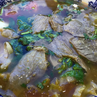 牛肉スープ(蘭州ラーメン 揚州駅)
