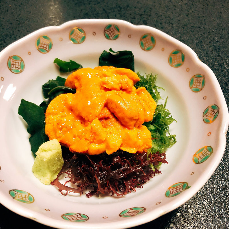 積丹産バフンウニ ウニ刺し(積丹料理 ふじ鮨 小樽店)