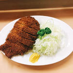 上ロースカツ定食(丸八とんかつ店)