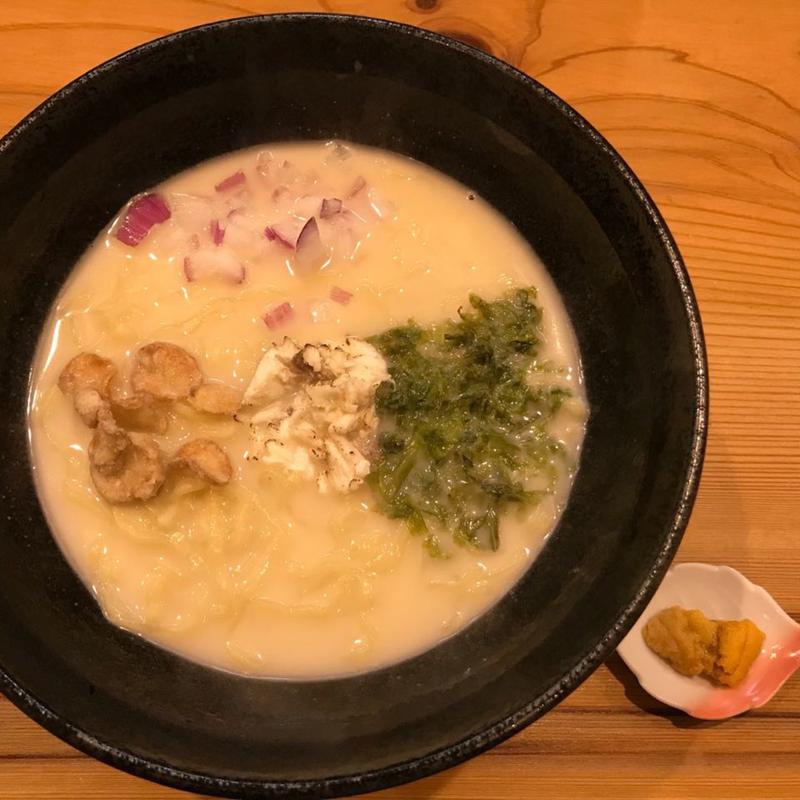 鯛ラーメン ウニっと醤(鯛ラーメン 銀次、ぷるっと。)