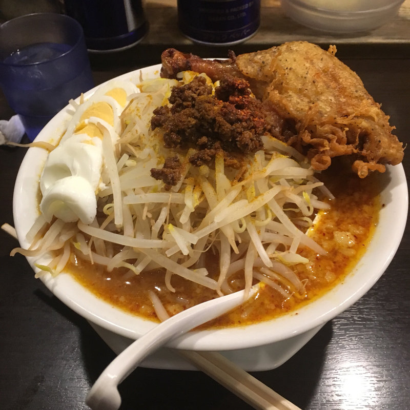 チキンカレー印度(ガツ盛りラーメン みちる屋 南流山店)
