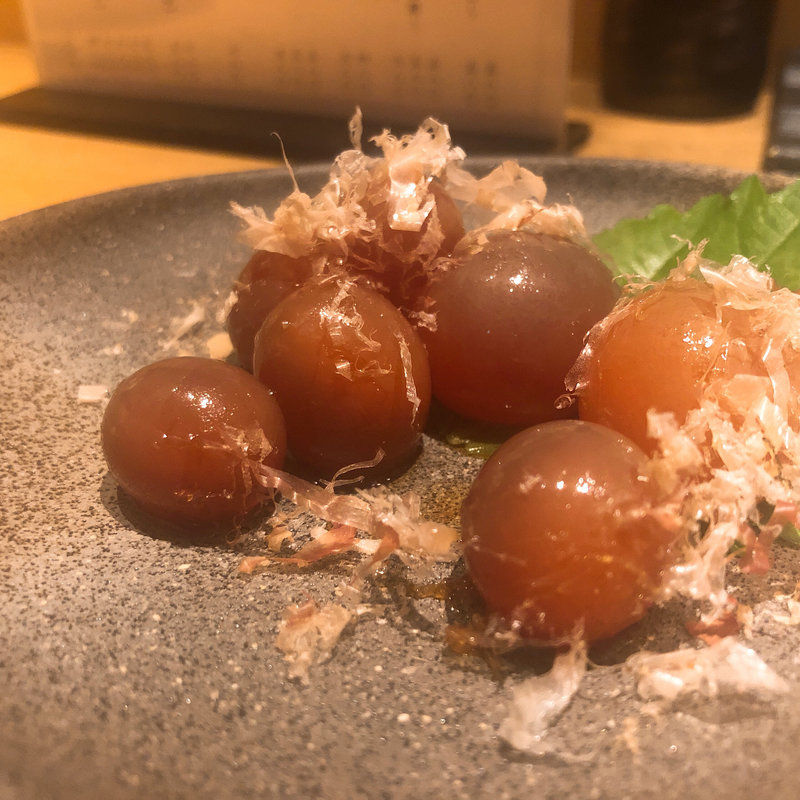 きんかんのたまり醤油漬け(焼鳥 山もと)