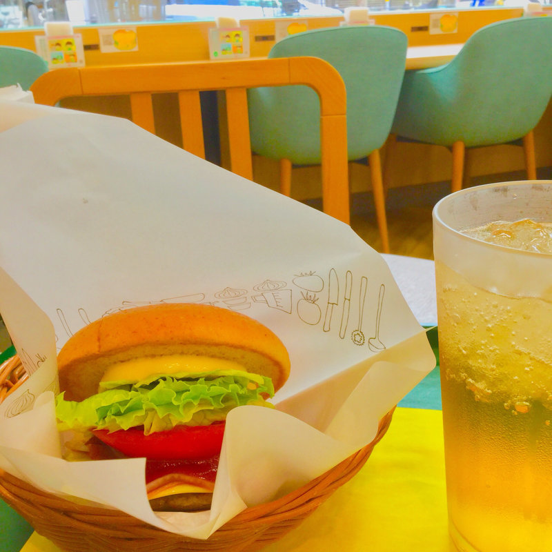 モーニング野菜チーズバーガーセット(モスバーガーJR尼崎店)